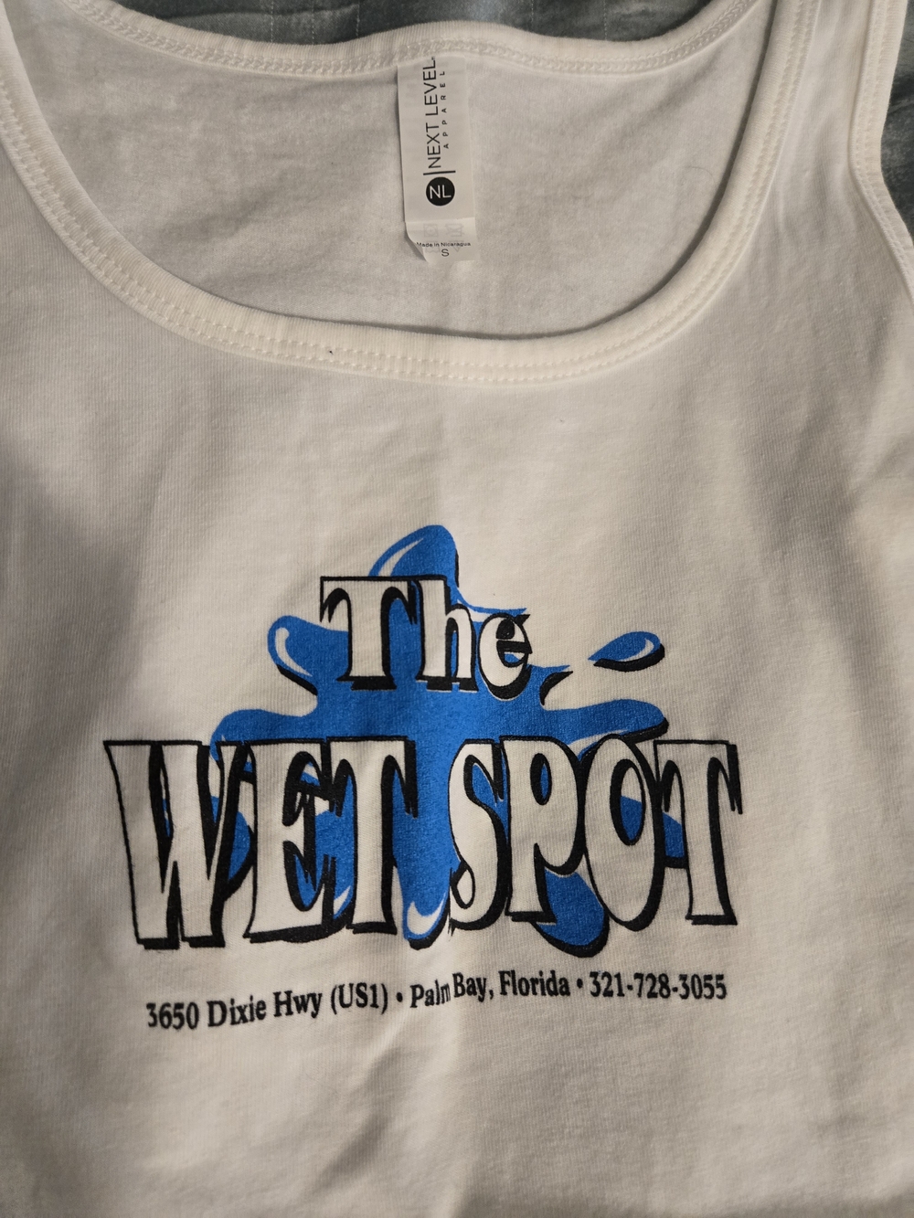 NWOT Next Level Apparel White Tank with Stretch